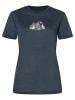 super.natural W TOP MOUNTAIN ART TEE in blau