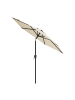 SONGMICS Sonnenschirm Sheld in Beige - (H)239 x Ø270 cm