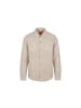 Gianni Lupo Beige Viskose Gemustertes Hemd