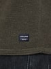 Jack & Jones Rundhals Strickpullover Langarm Sweater aus Baumwolle JJEHILL in Olive