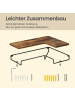 VASAGLE 2er-Set: Eckregal Barnet-old in Vintagebraun - (B)29 x (H)4 x (T)40 cm