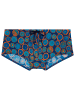 HOM Badeshorts Swim Trunk Trapani in navy print