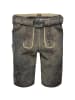 KRÜGER Lederhose Juan in grau