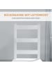 HOMCOM Esszimmerstühle in Weiß 41,5L x 46B x 90H cm