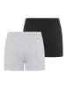 H.I.S. Sweatshorts in schwarz + graumeliert