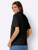 Sieh an! Kurzarm-Shirt in schwarz