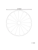 Beliani Krabbelmatte ELIZJUM in Gelb - (W) 110 x (H) 3 x (L) 110 cm