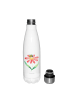 Mr. & Mrs. Panda Trinkflasche Edelstahl Hummel Blume ohne Spruch in Weiß