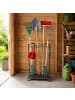 relaxdays Gartengeräteständer in Anthrazit - (B)43 x (H)66 x (T)32 cm