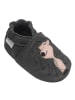 Bemesu Baby Krabbelschuhe aus Leder, weiche Lauflernschuhe mit rutschfester Sohle 