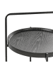 Beliani Beistelltisch EVART in Schwarz - (W) 45 x (H) 64 x (L) 45 cm