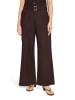 CARTOON Casual-Hose mit Bundfalten in Dunkelbraun