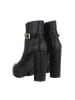 Ital-Design Stiefelette in Schwarz und Silber