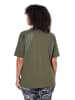 Ulla Popken Shirt in olivgrau