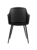 Beliani 2er-Set Esszimmerstuhl FONDA in Schwarz