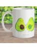 Mr. & Mrs. Panda Kindertasse Avocado Pärchen ohne Spruch in Weiß