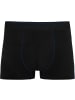 normani 6 Herren Baumwoll-Boxershorts in Dunkelblau/Hellblau/Türkis