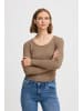 b.young Shirttop BYPOLI LS TSHIRT - 20815316 modisches Shirttop in Grau