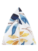 Beliani 2er-Set Dekokissen CATTLEYA in Bunt/Weiß/Blau