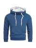 Alessandro Salvarini Hoodie Alessandro Salvarini Herren Hoodie AS291 in Petrolblau