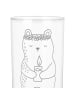 Mr. & Mrs. Panda Lieblingsglas Bär Kommunion mit Spruch in Transparent