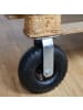 relaxdays 2 x Bockrolle in Schwarz - 3.00-4