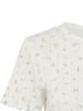 Marie Lund Schlafshirt in weiß rosa - 0001