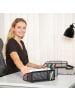 relaxdays Schreibtischorganizer in Schwarz - (B)25,5 x (H)10,5 x (T)18 cm