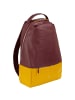 DuDu Rucksack Leder 37 cm in burgundy