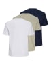 JACK & JONES PLUS 3er-Pack T-shirt in Bright White