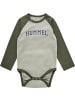 Hummel Kinder Langarmbody "Hmlstein Body L/S" in Grau