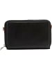 DuDu Ines Umhängetasche Leder 19 cm schwarz