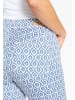 ANGELS  Stoffhose Hose Ornella mit Ornament Print in dunkelblau