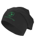 SCHIETWETTER Beanie mit Print Möwe in black/neon green