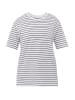 Finn Flare T-Shirt Streifen in white