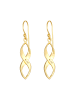 Elli Ohrringe 925 Sterling Silber Infinity in Gold
