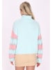 IZIA Damen Pullover in Türkis Mehrfarbig