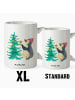 Mr. & Mrs. Panda Kakaotasse Pinguin Weihnachtsbaum ohne Spruch in Weiß