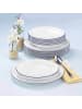 Seltmann Weiden 6er Set Suppenteller Compact Blaurand ø 20,2 cm in weiß-blau