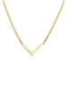 Elli Halskette 375 Gelbgold Geo, V-Kette in Gold