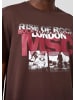 QS T-Shirt in 89D0_dunkelbraun