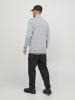 Jack & Jones Sweatshirt mit Reißverschluss in Light Grey Melange