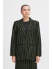 ICHI IHKate loose fit in Parrot Green Houndstooth