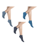 Hudson Sneakersocken Simply³ 3-Pack in Blue-moon