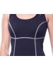 Aquarti Aquarti Damen Schwimmanzug mit Bein Geschlossener Rücken in schwarz Modell 1