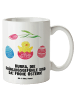 Mr. & Mrs. Panda Riesenkaffeetasse Küken Schlüpfen mit Spruch in Weiß