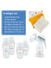 NUK Premium Still-Set Basic 8-tlg. - Handmilchpumpe in weiss,motiv