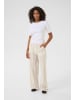 Kaffe Hose KAmilia Relaxed fit in Chalk / Chinchilla Stripe
