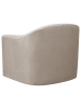 Beliani Sessel MAGNOR in Beige/Schwarz - (W) 76 x (H) 74 x (L) 73 cm
