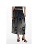 Desigual Schwarzer Polyester-Rock